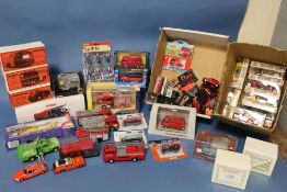 TWENTY NINE BOXED FIRE SERVICE VEHICLES, to include Eligor Double Cabin Scania, Wiking, 1:43 scale