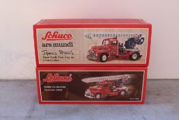A SCHUCO ARS MUNDI LIMITED EDITION JAMES RIZZI's NEW YORK MODEL FIRE ENGINE, together with a