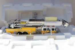 THE FRANKLIN MINT PRECISION MODELS, a boxed limited edition yellow Emergency One HP 105 Platform