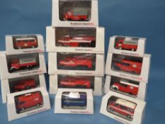 THIRTEEN BOXED PREMIUM CLASSIXS FIRE ENGINES, some limited edition