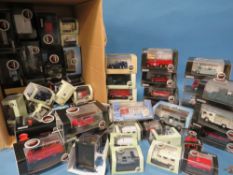 SIXTY BOXED OXFORD DIE CAST EMERGENCY SERVICES VEHICLES - MAINLY FIRE ENGINES, all 1:76 scale