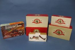 THREE BOXED 1:34 SCALE FIRST GEAR FIRE ENGINES, one boxed 1:30 First Gear Fire engine, Airfix 1914