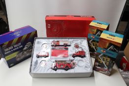 A LARGE BOXED CORGI HAMPSHIRE FIRE AND RESCUE 'PROUD TO SERVE' SET CC99152, together with two