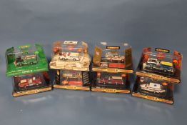 EIGHT BOXED CODE 3 COLLECTABLE EMERGENCY SERVICE VEHICLES, all limited edition, to include FDNY F350