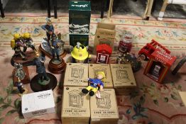 SIX BOXED FIRST GEAR VINTAGE FIRE ALARM MONEY BANKS, plus two other fire related money banks, an