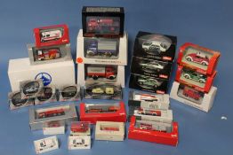 TWENTY SEVEN BOXED EMERGENCY SERVICES VEHICLES, to include Saurer 1:50 scale fire engine, 3 x