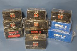 TEN BOXED CODE 3 COLLECTIBLES LIMITED EDITION 1:64 SCALE FIRE ENGINES / POLICE VEHICLES, to