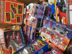 TWENTY SIX CARDED EMERGENCY VEHICLES / SETS, mainly by Majorette, together with three box sets by