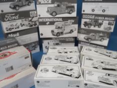 TWENTY TWO BOXED FIRST GEAR VEHICLES - MAINLY FIRE ENGINES, some 1:30 scale, some 1:34 scale to