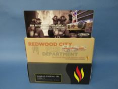 TWO BOXED SEAGRAVE FIRE APPARATUS VEHICLES, both 1:50 scale, Tractor Drawn Aerial and Ladder 2