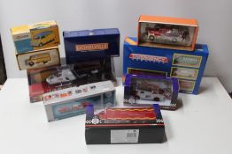 SEVEN BOXED CORGI EMERGENCY SERVICE VEHICLES, to include 60026, CC02601, US51206, 50102, CC13011,