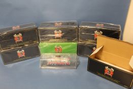 SEVEN BOXED CODE 3 FIRE ENGINES, all 1:64 scale, all limited edition, to include Boston Fire