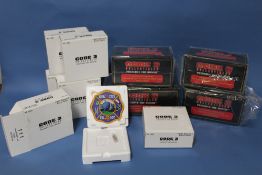 FOUR BOXED CODE 3 COLLECTIBLES LIMITED EDITION 1:64 SCALE FIRE ENGINES, to include San Diego,