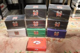 NINE BOXED CODE 3 COLLECTABLES FIRE ENGINES / FLAGS FOR TRUCKS, to include John Wayne Airport