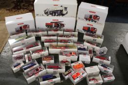 FORTY FOUR BOXED WIKING EMERGENCY SERVICE VEHICLES, mainly 1:87 scale, 5 x 1:34 scale