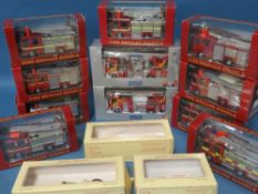 NINE BOXED 1:50 SCALE FIRE BRIGADE MODELS, three boxed limited edition Promod original fire