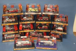 SIXTEEN BOXED CODE 3 COLLECTABLES 1:64 SCALE LIMITED EDITION FIRE ENGINES, to include FDNY