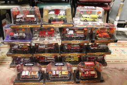 EIGHTEEN BOXED CODE 3 COLLECTIBLES FIRE ENGINES, all limited editions, to include Mississauga Fire