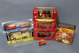 A BOXED SUN STAR MODEL T FIRE CHIEF 1:24 SCALE, a pair of boxed Kaden 1:24 scale vehicles, boxed
