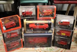 TWO BOXED NOREV1:18 SCALE EMERGENCY SERVICE VEHICLES, to include Renault 16 Pompiers Pont Du Chateau