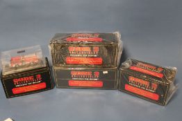 FOUR CODE THREE COLLECTABLES FIRE ENGINES, all limited edition, all 1:64 scale - 12141, 12836, 12749