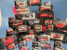 THIRTY BOXED SCHUCO EMERGENCY SERVICES VEHICLES, scales include 1:43, 1:24 and 1:87, some limited
