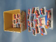 TWENTY FIVE CARDED SIKU EMERGENCY SERVICE VEHICLES