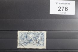 S.G. 412 10/= SEAHORSE, fine CDS, De La Rue printing