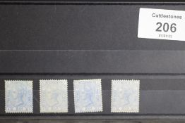 (AS) s.g 142 2½ d BLUE, plates 17, 19, 22, 23, mint, hinge remains (S.G. £2000)