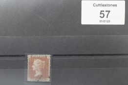 S.G. 31 1856 1d PLUM, FU