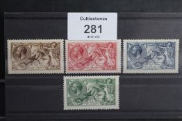 S.G. 399 - 404 1913 WATERLOW SEAHORSE SET, fine mint
