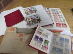 RANGE IN THREE STOCK BOOKS AND LOOSE, with G.B. from 1840 1d (Fair), through to Q.E. including