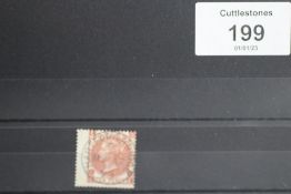 S.G 114 1867 10d, plate 1, a superb used copy with full HARTFORD BRIDGE MY 7 73 CDS, a stunner !