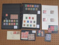 KGS RANGE INC BLOCK CYPHER TO 1/= (M), 1934 set (M and UN/M) 1925 Wembley UN/M blocks of 4 etc