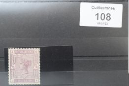 S.G. 178 1883 2/6 LILAC ON WHITE PAPER, fine mint