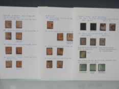 S.G. 92-101 1805 3d - 1/=, with a good range of plates, mainly fine used, cat. £4650+