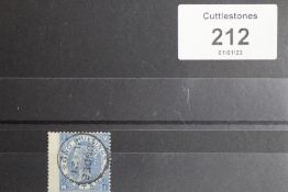 S.G. 119 1867 2/= DEEP BLUE, a FU (CDS), wing margin copy