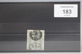 S.G. 128 1878 10/=, heavyish duplex cancel