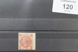 S.G.112 1867 10d RED BROWN, a fine mint wing margin copy
