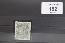 S.G. 135 1867 10/=, watermark anchor, superb used with light CDS