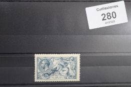 S.G. 417 BRAD WILKINSON 10/= SEAHORSE, UN/M, one slightly short perf. at top