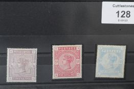 S/G/ 178, 181, 183A 1883 2/6-10/=, fine lightly mounted mint