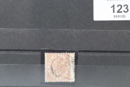 S.G. 121 1880 2/= BROWN, a fine, lightly used wing margin copy