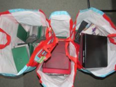 F.D.C.'s WORLD RANGE (1000's) IN ALBUMS, contained in three plastic bags, interesting lot