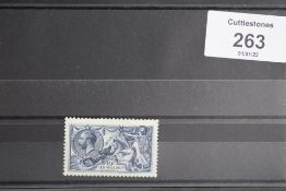 S.G. 402 1913 WATERLOW 10/= BLUE, fine, unmounted, mint