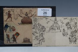 1840 S.W. FORES No. 10 CHRISTMAS ENVELOPE, good unused, together with Southgate No. 2 Ladies