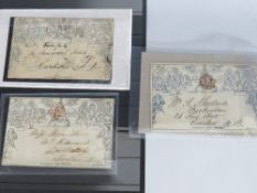 MULREADY LETTERSHEETS x 3, FU with odd faults, all very presentable