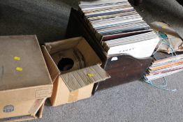 A COLLECTION OF VINTAGE LP RECORDS 78S AND 7