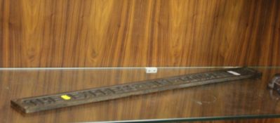 A CAST METAL 'EXPRESS LIFT COMPANY' PLAQUE