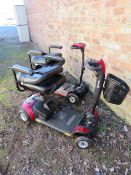 A BLUE AND RED MOBILITY SCOOTER - AS FOUND (2)